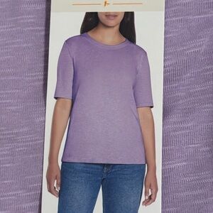 Orvis Women's Short Sleeve Tee in Soft Lavender